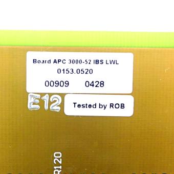 BOARD APC-3000-52 IBS LWL 