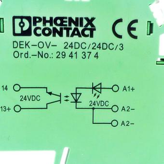 DIN rail solid state relay DEK-OV- 24DC/24DC/3 