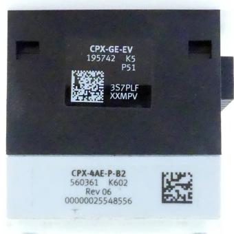 Anschlussblock CPX-4AE-P-B2; CPX-GE-EV 