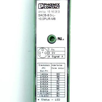 Distribution box SACB-8/3-L-10,0PUR-M8 