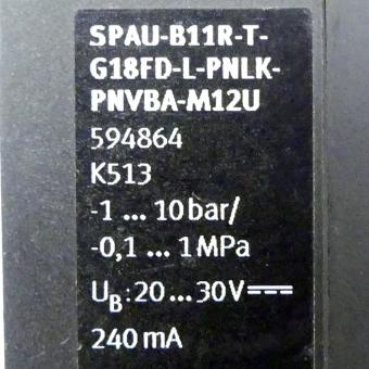 Pressure sensor SPAU-B11R-T-G18FD-L-PNLK-PNVBA-M12U 