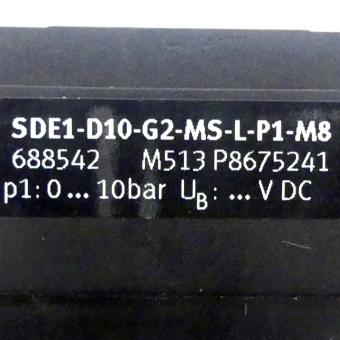 Drucksensor SDE1-D10-G2-MS-L-P1-M8 