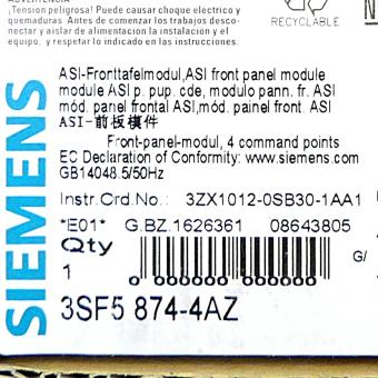 ASI-Fronttafelmodul 