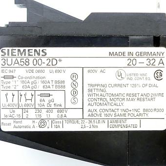 Overload relay 20-32A 