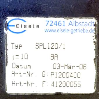 Getriebemotor SPL120/1 