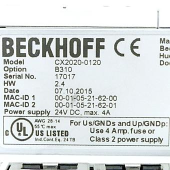 Basic CPU module 