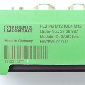 Dezentrales I/O-Gerät FLS PB M12 IOL 4 M12 