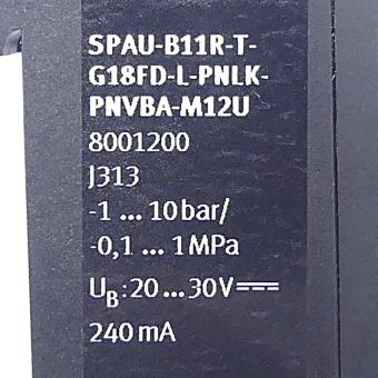 Pressure sensor SPAU-B11R-T-G18FD-L-PNLK-PNVBA-M12U 