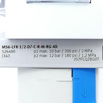 Filter regulator MS6-LFR-1/2-D7-C-R-M-RG-AS 