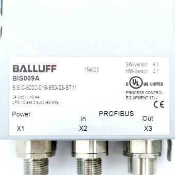 Identification System BIS009A 