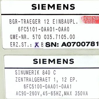 Central controller SINUMERIK 840C 