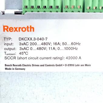 Servo drive DKCXX3.040-7 