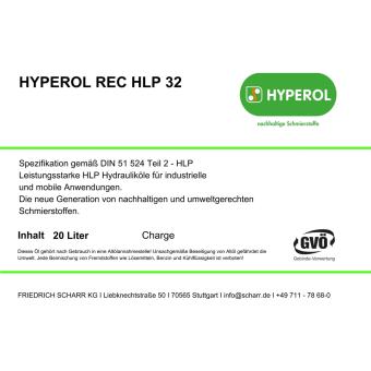 Hydrauliköl REC HLP 32 