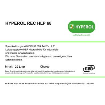 20 Liter REC HLP 68 