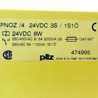 Safety relay PONZ/4 