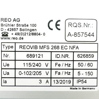 Frequenzumrichter REOVIB MFS 268 EC NFA 