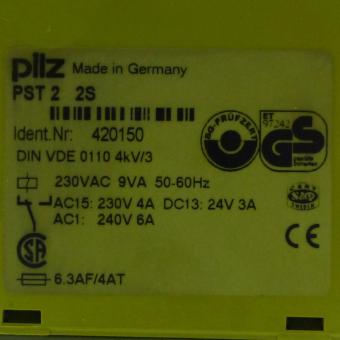 Safety Relay PST 2 2S 