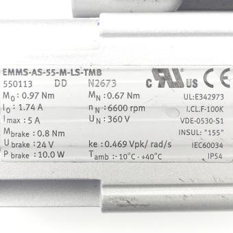 Servo motor EMMS-AS-55-M-LS-TMB 