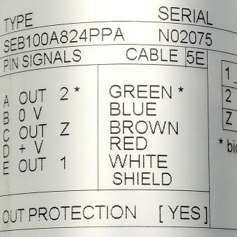 Inkremental Drehgeber (Encoder) SEB100A824PPA 