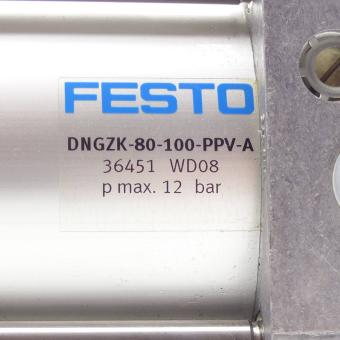 FESTO Kompaktzylinder DBGZK-80-100-PPV-A 