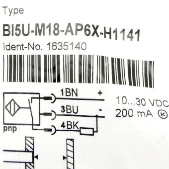 Induktiver Sensor BI5U-M18-AP6X-H1141 