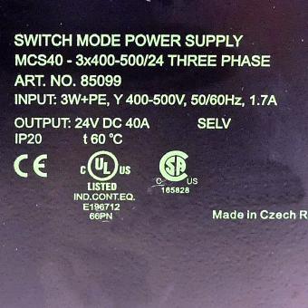 Profibus Bus-MCS switching power supply 3-phase 