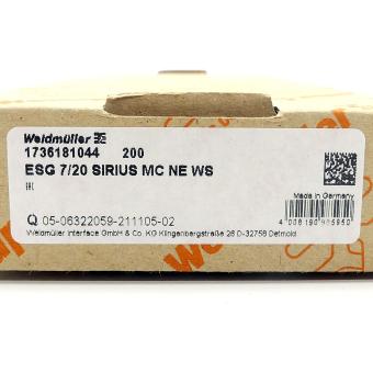 Device markers ESG 7/20 SIRIUS MC NE WS (200 pcs.) 