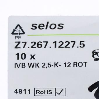 Isolierter Verbindungskamm IVB WK 2,5-K-12 ROT 