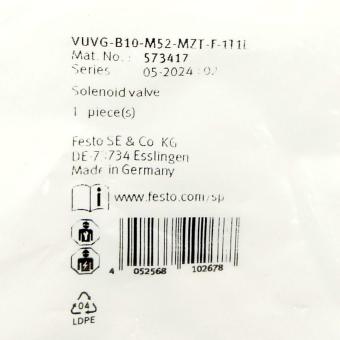 Magnetventil VUVG-B10-M52-MZT-F-1T1L 