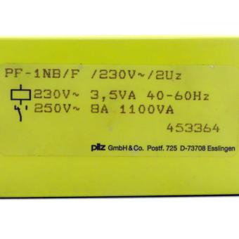 Safety relais PF-1NB/F from 0,04 to 10s 