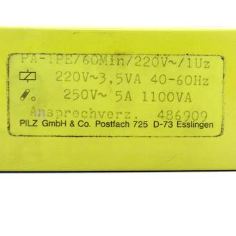 Safety relay PA-1PE/60Min/220V~/1Uz 