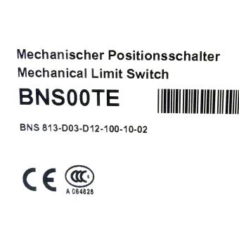 Mechanical limit switch BNS00TE 