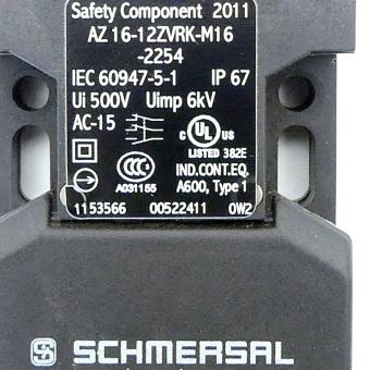 Safety switch AZ 16-12ZVRK-M16-2254 