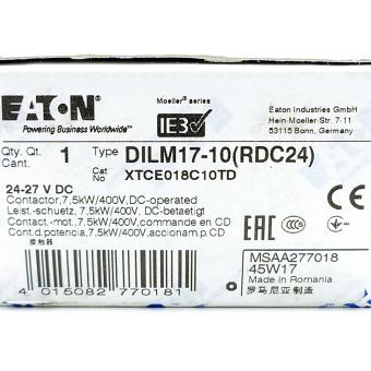 Contactor DIL M17-10 