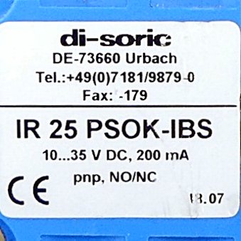 Inductive ring sensor IR 25 PSOK-IBS 