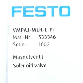 Solenoid valve VMPA1-M1H-E-PI 