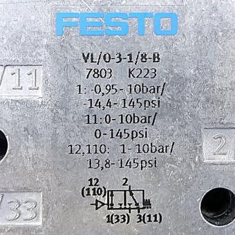 Pneumatikventil VL/O-3-1/8-B 