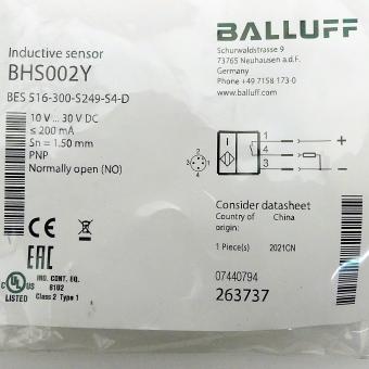 Inductive sensor BHS002Y 