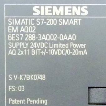 Simatic S7-200 Smart EM AQ02 