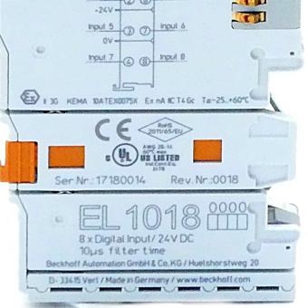 8-channel Digital Input Terminal 