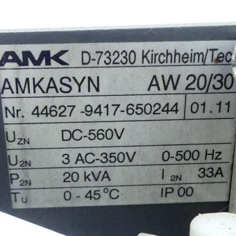 Inverter AMKASYN AW 20/30 (version 01.11) 