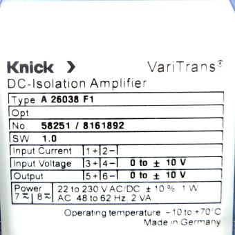 DC-Isolation Amplifier 