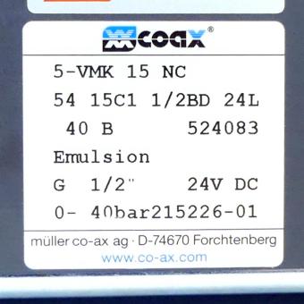 Wegeventil 5-VKM 15 NC 