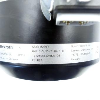 Gear motor GKM16-3 23/714B-Y IE 