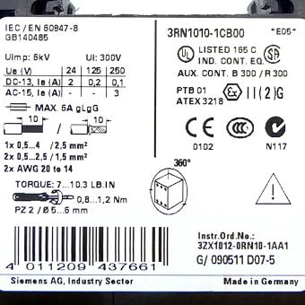 Simael Thermistor motor protection switch 