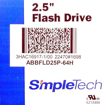 SimpleTech 2.5" Flash Drive 3HAC16917-1/00 