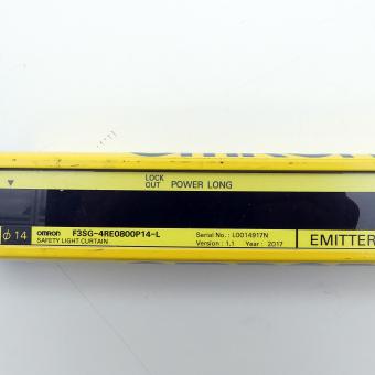 Safety light curtain transmitter and receiver 