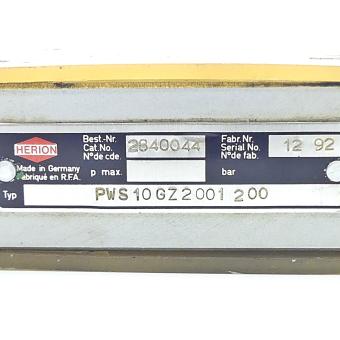 Control plate PWS10GZ2001200 