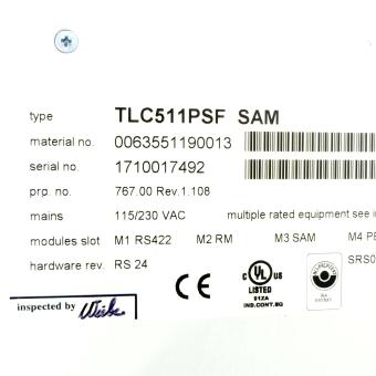 Twin Line step motor control IP54 TLC511PSF RS422/RM/SAM/PBDP/HBC 