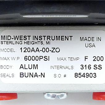 Differential pressure gauge model 120 